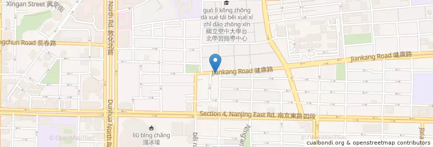 Mapa de ubicacion de 胖老爹美式炸雞 en Taiwan, New Taipei, Taipei, Songshan District.