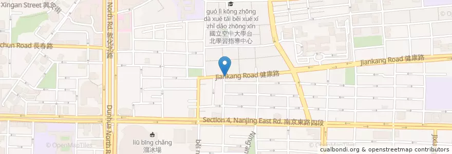 Mapa de ubicacion de 水餃芳 en Tayvan, 新北市, Taipei, 松山區.