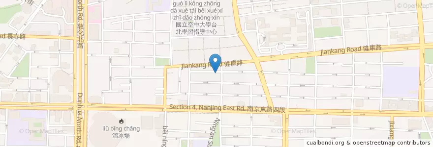 Mapa de ubicacion de MAMA'S 鐵鍋早午餐 en تايوان, تايبيه الجديدة, تايبيه, 松山區.