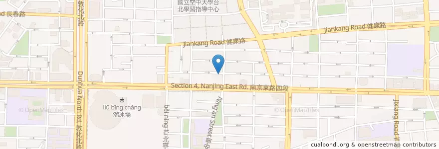 Mapa de ubicacion de 冠京華 en تایوان, 新北市, تایپه, 松山區.