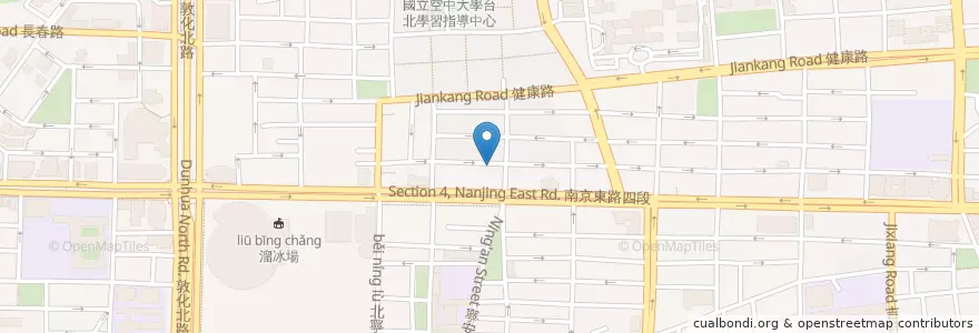 Mapa de ubicacion de 一日樂食 en 台湾, 新北市, 台北市, 松山区.