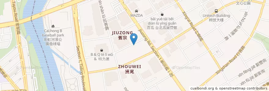 Mapa de ubicacion de 魔法咖哩 en Taiwan, 新北市, Taipei, 內湖區.