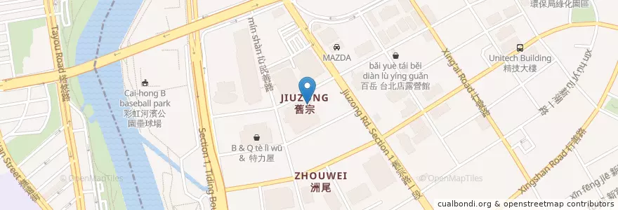Mapa de ubicacion de 八坂丼屋 en 台湾, 新北市, 台北市, 内湖区.