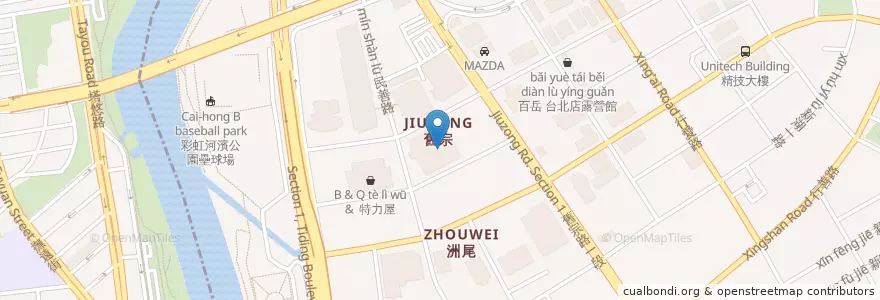Mapa de ubicacion de 品川蘭 en Taiwan, 新北市, Taipé, 內湖區.