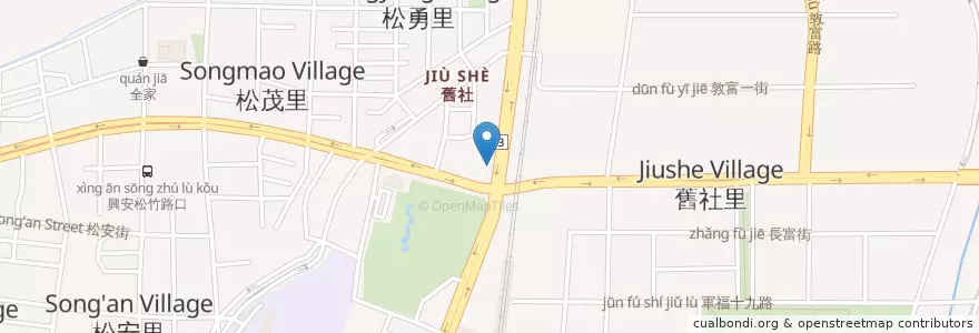 Mapa de ubicacion de 大元潤餅 en Taïwan, Taichung, 北屯區.