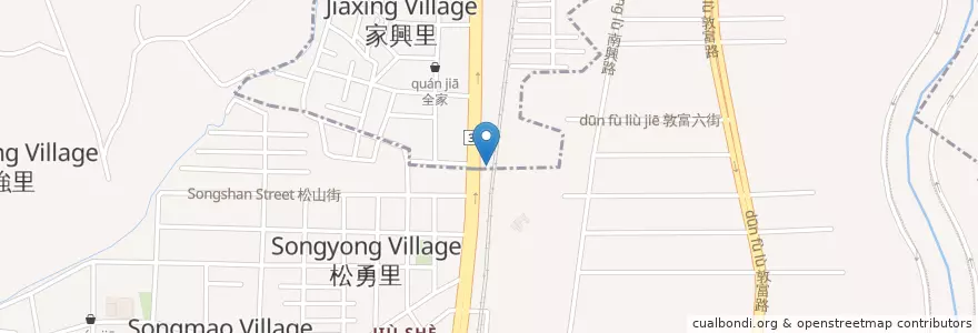 Mapa de ubicacion de 醉便宜居酒屋 en Taiwán, Taichung, 北屯區.