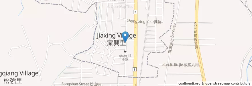 Mapa de ubicacion de 大排屋 en Taiwan, Taichung, 北屯區.