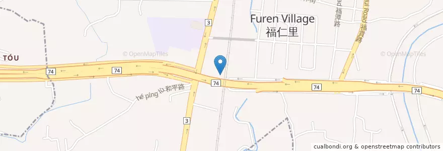 Mapa de ubicacion de 安馨養生月子餐 en Taiwán, Taichung, 潭子區.