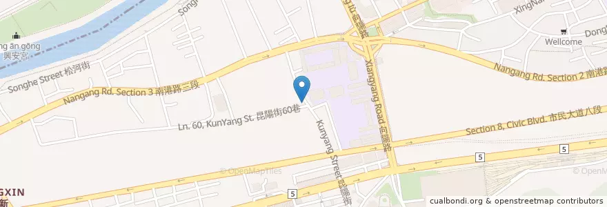 Mapa de ubicacion de 找諶 Chen’s Brunch en Tayvan, 新北市, Taipei, 南港區.