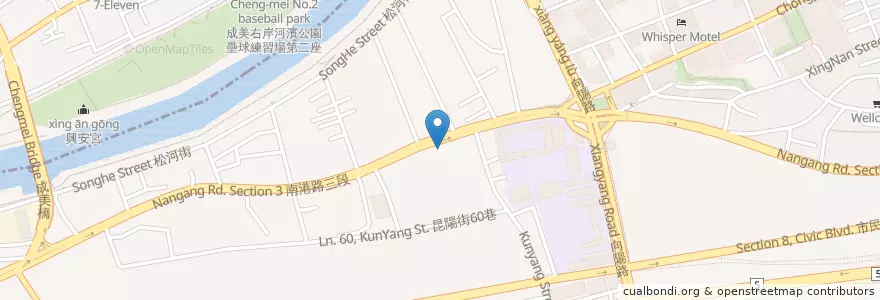 Mapa de ubicacion de 魯肉飯 en Taiwan, 新北市, Taipé, 南港區.