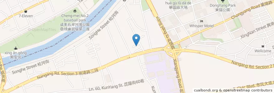 Mapa de ubicacion de 越南之家 en Taiwan, 新北市, Taipé, 南港區.