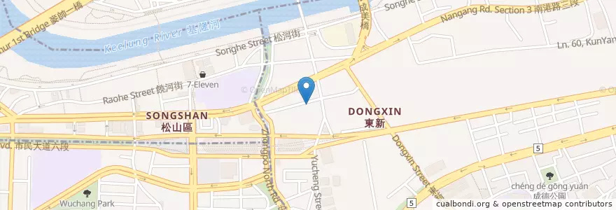 Mapa de ubicacion de 吃老闆ㄦ en تایوان, 新北市, تایپه.