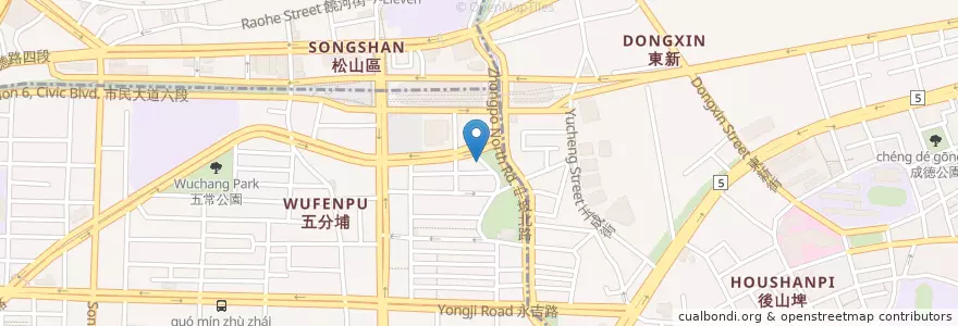 Mapa de ubicacion de 鑫南洋小品 en 臺灣, 新北市, 臺北市, 信義區.