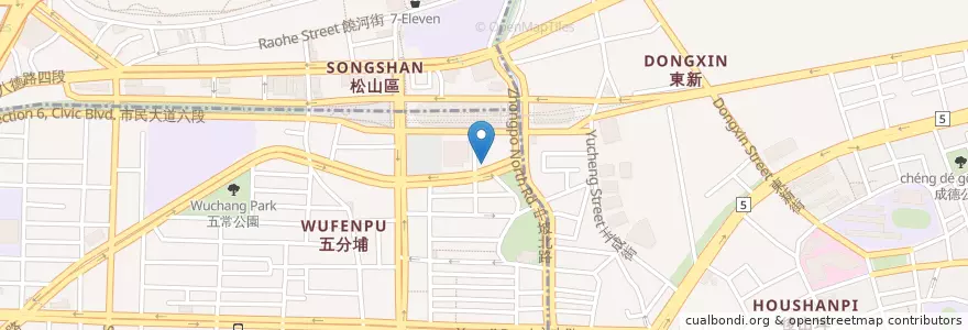 Mapa de ubicacion de 派克脆皮雞排 en تايوان, تايبيه الجديدة, تايبيه, 信義區.