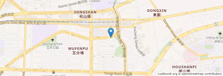 Mapa de ubicacion de 苦茶之家 en 臺灣, 新北市, 臺北市, 信義區.