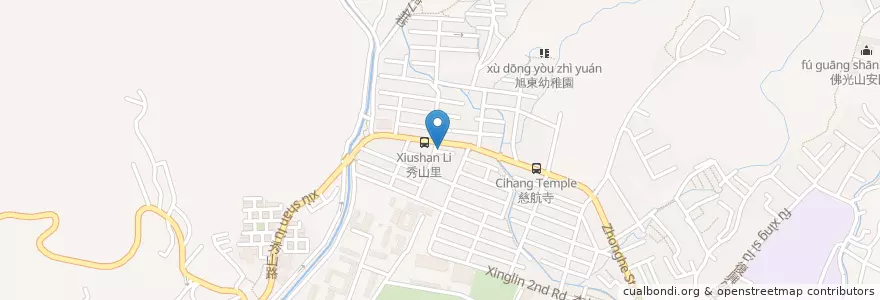 Mapa de ubicacion de 古早味魷魚羹 en تایوان, 新北市, تایپه, 北投區.