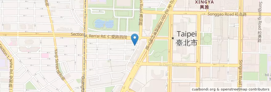 Mapa de ubicacion de 巨林美而美 en 臺灣, 新北市, 臺北市, 信義區.