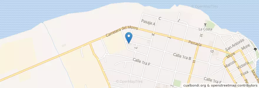 Mapa de ubicacion de Cafetería Ramdy en Küba, La Habana.