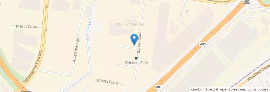 Mapa de ubicacion de Adina Corner Cafe en Australia, Victoria, City Of Brimbank.