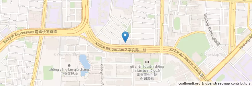 Mapa de ubicacion de 依依平價火鍋 en Taiwan, Neu-Taipeh, Taipeh, Da’An.