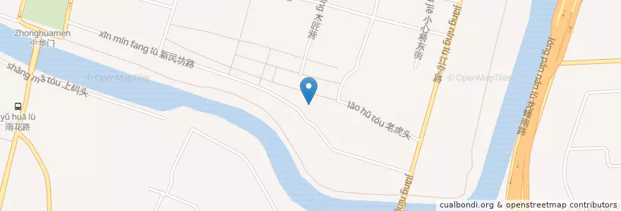 Mapa de ubicacion de 秦淮外国语学校小学部 en 중국, 장쑤성, 난징시, 친화이구.