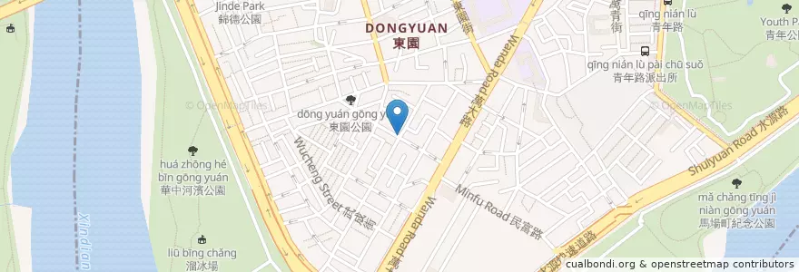 Mapa de ubicacion de 正大溪人阿雲 en Тайвань, Новый Тайбэй, Тайбэй, 萬華區.