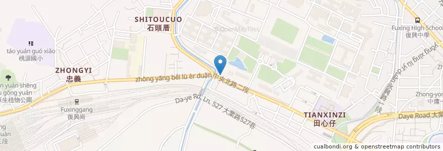 Mapa de ubicacion de 阿發海產快炒 en 타이완, 신베이 시, 타이베이시, 베이터우 구.