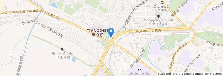 Mapa de ubicacion de 海餃十塘 en 타이완, 신베이 시, 타이베이시, 베이터우 구.