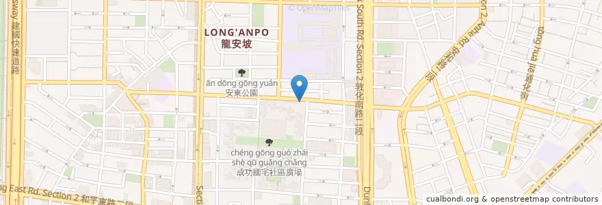 Mapa de ubicacion de 赤牛城 en Tayvan, 新北市, Taipei, 大安區.