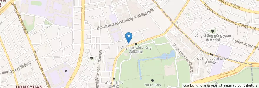 Mapa de ubicacion de 八方雲集 en Taïwan, Nouveau Taipei, Taipei, 萬華區.