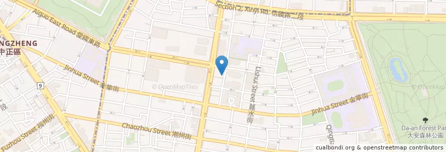 Mapa de ubicacion de CopokaPIZZA 家庭式手工窯烤披薩 en تايوان, تايبيه الجديدة, تايبيه.