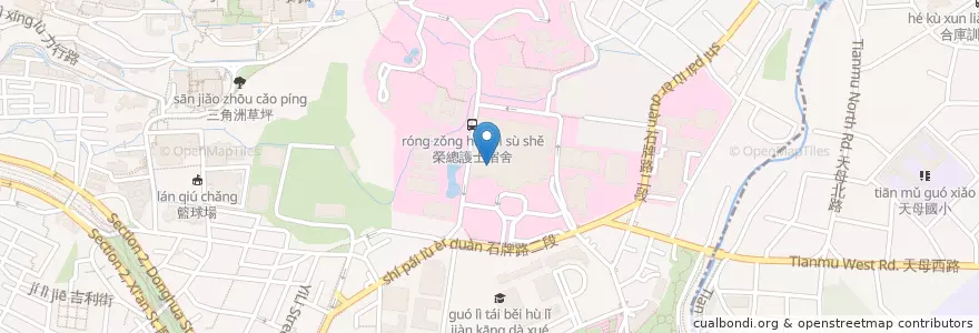 Mapa de ubicacion de 小南門傳統美食 en 台湾, 新北市, 台北市, 北投区.