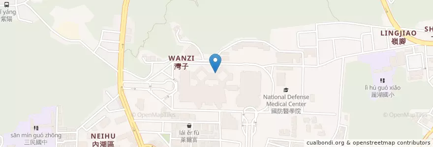 Mapa de ubicacion de 吉野家 en Taiwan, New Taipei, Taipei, Neihu District.