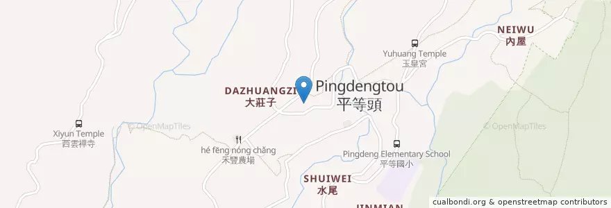 Mapa de ubicacion de 豐聖老店 en Taiwan, Nuova Taipei, Taipei, 士林區.