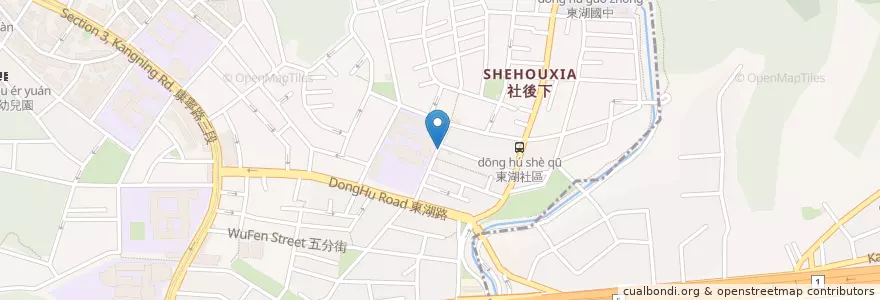 Mapa de ubicacion de 櫻桃小鎮食館家 en Taiwan, Nuova Taipei, Taipei.
