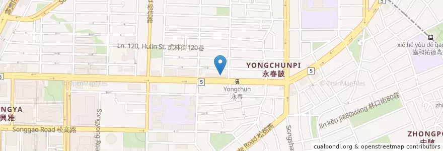 Mapa de ubicacion de 吳師父 en تایوان, 新北市, تایپه, 信義區.