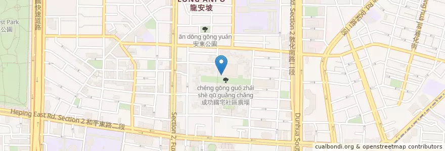 Mapa de ubicacion de 亞果早午廚坊 en Tayvan, 新北市, Taipei, 大安區.