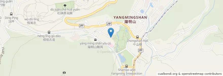 Mapa de ubicacion de 太陽胡椒餅 en تایوان, 新北市, تایپه, 北投區.
