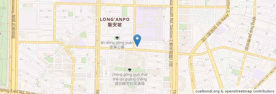Mapa de ubicacion de 金霸臭臭鍋 en تايوان, تايبيه الجديدة, تايبيه, 大安區.
