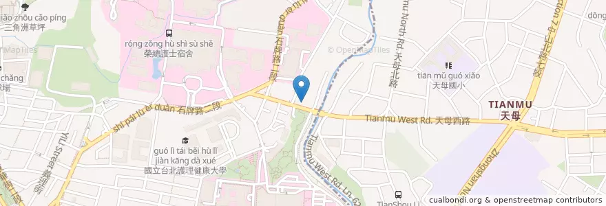 Mapa de ubicacion de 拿坡里披薩 en تایوان, 新北市, تایپه, 北投區.