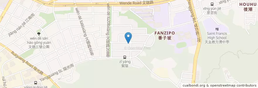 Mapa de ubicacion de 如意小館 en Тайвань, Новый Тайбэй, Тайбэй, Нэйху.
