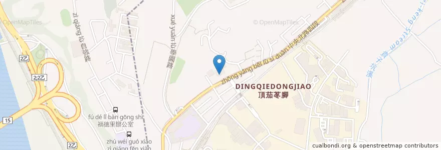 Mapa de ubicacion de 阿鴻的菜 en 台湾, 新北市, 台北市.