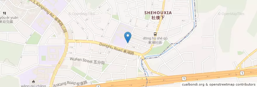 Mapa de ubicacion de 王家水餃館 en Tayvan, 新北市, Taipei.