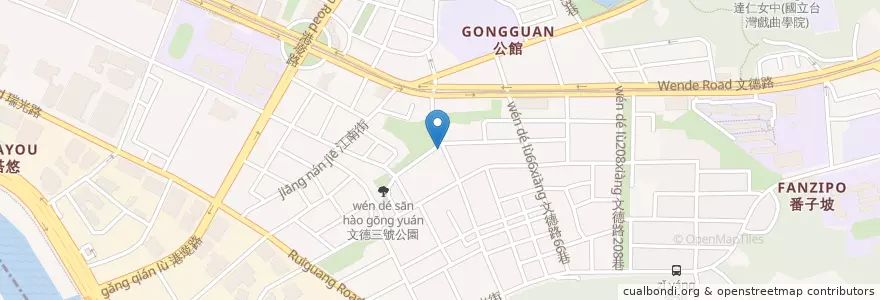 Mapa de ubicacion de 秋月傳統中式米食 en 臺灣, 新北市, 臺北市, 內湖區.
