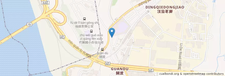 Mapa de ubicacion de 紀家葱抓餅 en Taiwan, 新北市, Taipé.