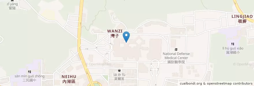 Mapa de ubicacion de 蔬菜日記 en 臺灣, 新北市, 臺北市, 內湖區.