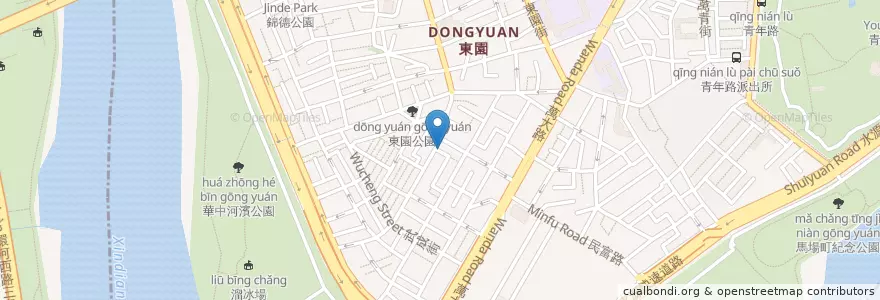 Mapa de ubicacion de 真正有味鹹酥雞 en 臺灣, 新北市, 臺北市, 萬華區.