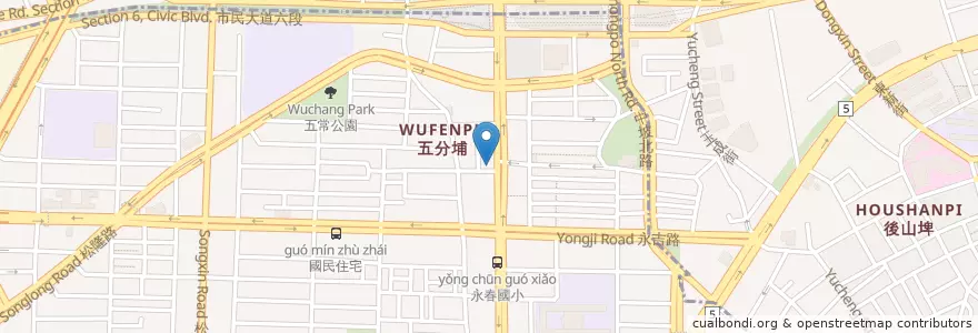 Mapa de ubicacion de 石碇公臭臭鍋 en Taiwan, 新北市, Taipé, 信義區.