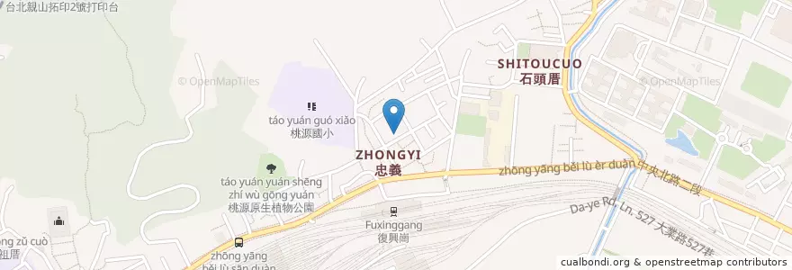 Mapa de ubicacion de 來我家海鮮飲食店 en تایوان, 新北市, تایپه, 北投區.