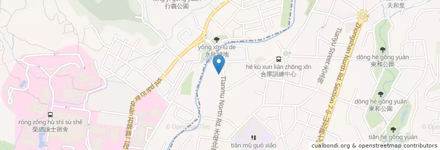 Mapa de ubicacion de Wood Pot en 臺灣, 新北市, 臺北市, 北投區.